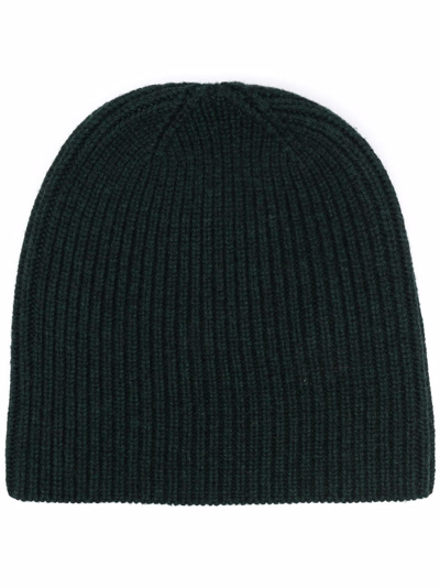 Odeeh Rib-knit Beanie Hat In Green
