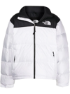 The North Face 1996 Retro Nuptse Quilted Two-tone Ripstop And Shell Down Jacket In White