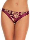 Dita Von Teese Rosabelle Thong In Dark Cherry