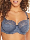 Panache Envy Side Support Balconette Bra In Slate