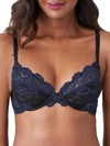 Wacoal Instant Icon Underwire Bra In Black Eclipse In Black Eclipse