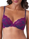 Wacoal Women's Instant Icon Underwire Bra 851322 In Violet Hollyhock