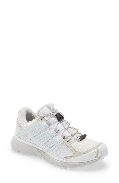 Salomon X-mission Athletic Shoe In White/silver Metallic-x/lunar