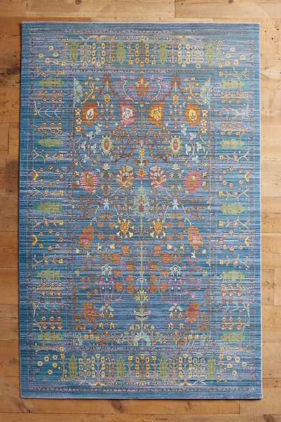 Anthropologie Penshurst Rug By  In Blue Size 2.5x9