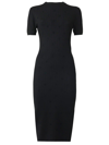 FENDI FENDI WOMEN'S BLACK OTHER MATERIALS DRESS,FZD915AHE7F0GME 38