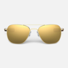 Randolph Engineering Randolph Aviator Sunglasses In Skytec™ Polarized Gold Mirror