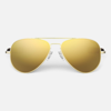 Randolph Engineering Randolph Concorde Sunglasses In Skytec™ Polarized Gold Mirror