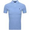Polo Ralph Lauren Ralph Lauren Slim Fit Polo T Shirt Blue In Blue