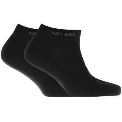 Hugo Boss Boss Two Pack Trainer Socks Black