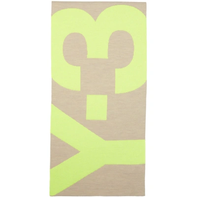 Y-3 Classic Logo Scarf In Semfroyel