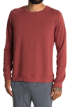 90 Degree By Reflex Terry Brushed Long Sleeve Sweatshirt In Orange Fire