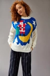 Urban Renewal Vintage Holiday Pullover Sweater In White