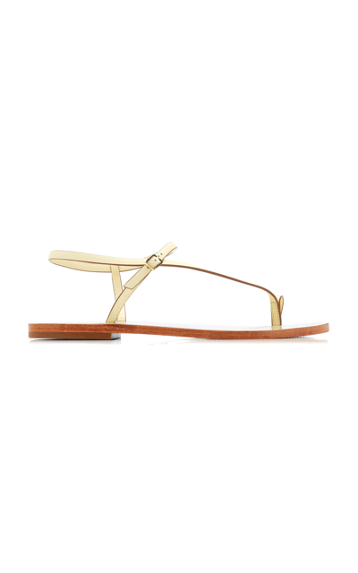 A.emery Women's Lily Leather Sandals In White,brown