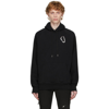 HELIOT EMIL BLACK CARABINER HOODIE