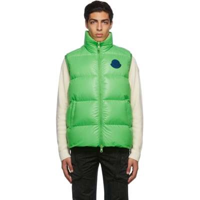 Moncler Genius 2 Moncler 1952 Sumida Logo-appliquéd Quilted Shell Down Gilet In Green