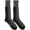 YOHJI YAMAMOTO GREY PILE LONG SOCKS