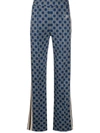 WALES BONNER 格纹直筒裤,17173408