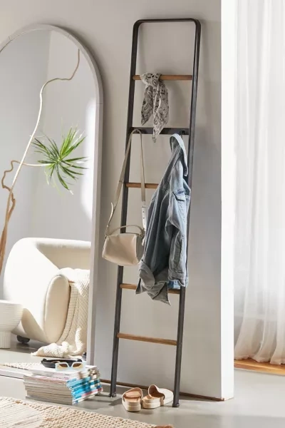 Urban Outfitters Metal Storage Ladder In Black
