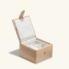 Mejuri Small Jewelry Box Beige In Beige