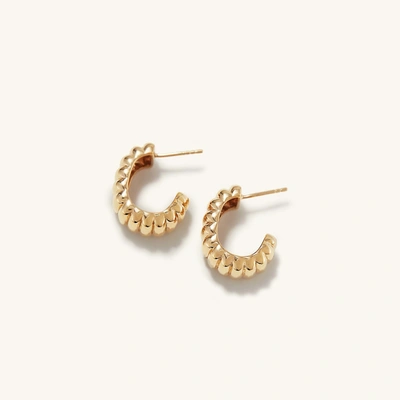 Mejuri Charlotte Bold Hoops In Vermeil