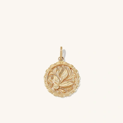 Mejuri Balance Terra Coin Charm Pendant In Yellow