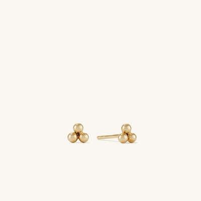 Mejuri Spheres Cluster Studs In Yellow