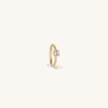 Mejuri Cartilage Solo Diamond Mini Hoop In Yellow