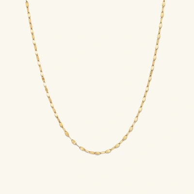 Mejuri Anchor Chain Necklace In Yellow