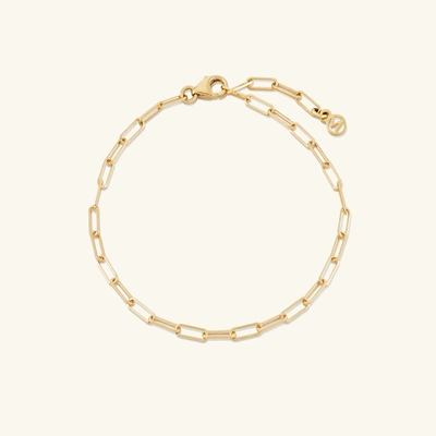 Mejuri Boyfriend Bold Bracelet In Yellow