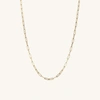 Mejuri Long Boyfriend Bold Chain Necklace In Yellow