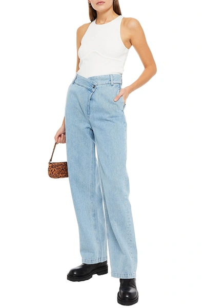 Gauge81 High-rise Straight-leg Jeans In Blue
