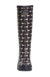 JOULES 'WELLY' PRINT RAIN BOOT