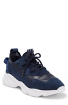French Connection Falcon Sneaker In Navy