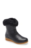 JOULES CHILTON WATERPROOF BOOTIE WITH FAUX FUR COLLAR