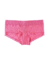 Hanky Panky Plus Size Signature Lace Boyshort In Pink