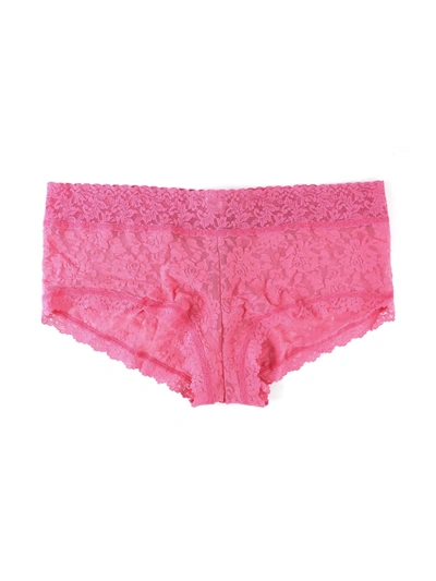 Hanky Panky Plus Size Signature Lace Boyshort In Pink