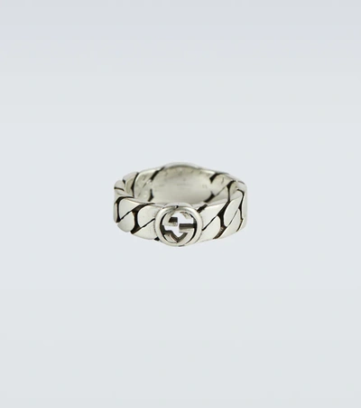 GUCCI INTERLOCKING G RING,P00613480