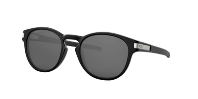 Oakley Latch Asian Fit Prizm Grey Round Unisex Sunglasses Oo9349 934919 53 In Black
