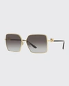 Dolce & Gabbana Dg Gradient Square Sunglasses In Gld