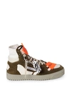 OFF-WHITE OFF-COURT 3.0 SNEAKER BROWN AND WHITE