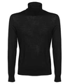 Armani Exchange Wool Knit Turtleneck Sweater In Black