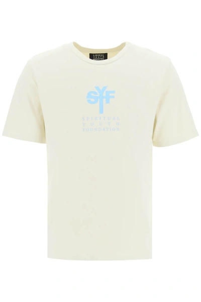 Liberal Youth Ministry Spiritual Youth Foundation T-shirt In Beige