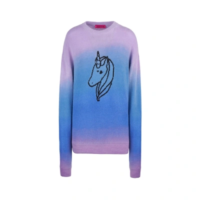 Ireneisgood Purple Unicorn Sweater