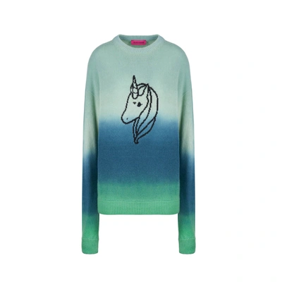 Ireneisgood Green Unicorn Sweater