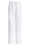 Reformation Olina Tie Waist Pants In White