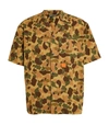 PALM ANGELS BUTTON-UP CAMOUFLAGE SHIRT,17473840
