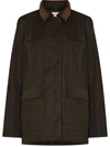 Totême Country Elbow-patch Detail Jacket In Green