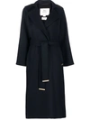 Woolrich Callery Belted Coat In Blau