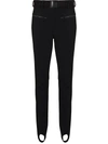 Goldbergh Paris Belted Stirrup Softshell Ski Trousers In Schwarz