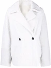 SYLVIE SCHIMMEL SHEARLING DOUBLE BREASTED COAT